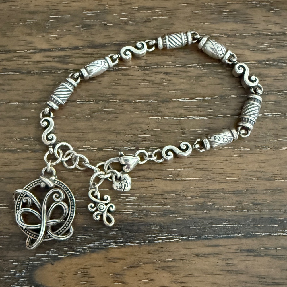 BRIGHTON ROMANCE‎ OF NATURE BUTTERFLY CHARM BRACELET